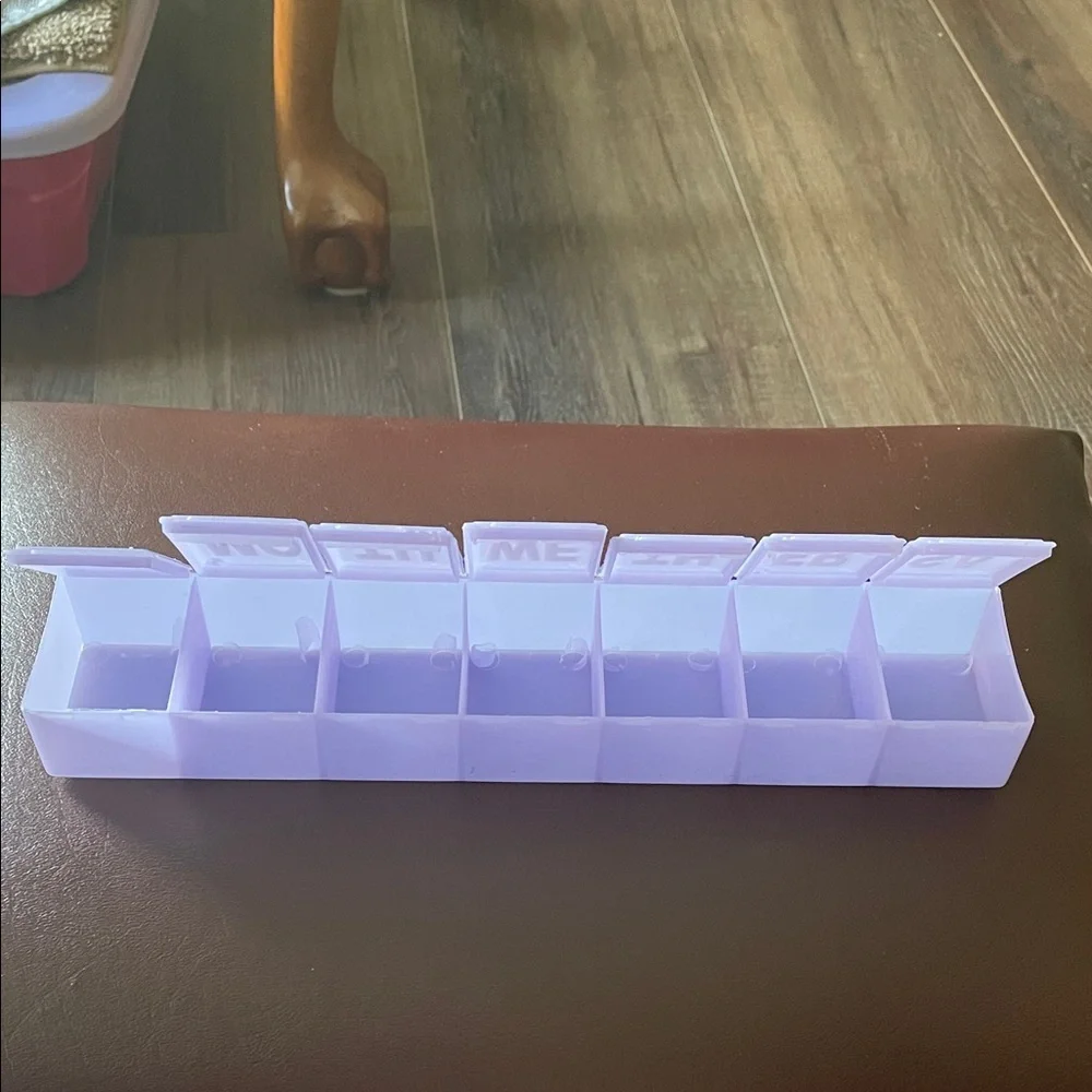 XL Purple Weekly Pill Organizer